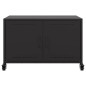 vidaXL TV-Schrank Schwarz 68x39x43,5 cm Stahl vidaXL TV-Schrank Schwarz 68x39x43,5 cm Stahl