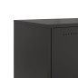 vidaXL TV-Schrank Schwarz 68x39x43,5 cm Stahl vidaXL TV-Schrank Schwarz 68x39x43,5 cm Stahl