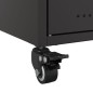 vidaXL TV-Schrank Schwarz 68x39x43,5 cm Stahl vidaXL TV-Schrank Schwarz 68x39x43,5 cm Stahl