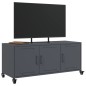 vidaXL TV-Schrank Anthrazit 100,5x39x43,5 cm Kaltgewalzter Stahl vidaXL TV-Schrank Anthrazit 100,5x39x43,5 cm Kaltgewalzter Stahl
