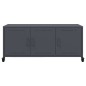 vidaXL TV-Schrank Anthrazit 100,5x39x43,5 cm Kaltgewalzter Stahl vidaXL TV-Schrank Anthrazit 100,5x39x43,5 cm Kaltgewalzter Stahl