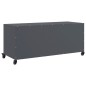 vidaXL TV-Schrank Anthrazit 100,5x39x43,5 cm Kaltgewalzter Stahl vidaXL TV-Schrank Anthrazit 100,5x39x43,5 cm Kaltgewalzter Stahl