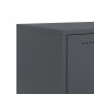vidaXL TV-Schrank Anthrazit 100,5x39x43,5 cm Kaltgewalzter Stahl vidaXL TV-Schrank Anthrazit 100,5x39x43,5 cm Kaltgewalzter Stahl