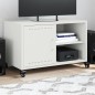 vidaXL TV-Schrank Weiß 68x39x43,5 cm Stahl vidaXL TV-Schrank Weiß 68x39x43,5 cm Stahl