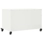 vidaXL TV-Schrank Weiß 68x39x43,5 cm Stahl vidaXL TV-Schrank Weiß 68x39x43,5 cm Stahl