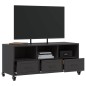 vidaXL TV-Schrank Schwarz 100,5x39x43,5 cm Kaltgewalzter Stahl vidaXL TV-Schrank Schwarz 100,5x39x43,5 cm Kaltgewalzter Stahl