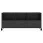 vidaXL TV-Schrank Schwarz 100,5x39x43,5 cm Kaltgewalzter Stahl vidaXL TV-Schrank Schwarz 100,5x39x43,5 cm Kaltgewalzter Stahl