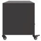 vidaXL TV-Schrank Schwarz 100,5x39x43,5 cm Kaltgewalzter Stahl vidaXL TV-Schrank Schwarz 100,5x39x43,5 cm Kaltgewalzter Stahl