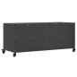 vidaXL TV-Schrank Schwarz 100,5x39x43,5 cm Kaltgewalzter Stahl vidaXL TV-Schrank Schwarz 100,5x39x43,5 cm Kaltgewalzter Stahl