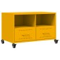 vidaXL TV-Schrank Senfgelb 68x39x43,5 cm Kaltgewalzter Stahl vidaXL TV-Schrank Senfgelb 68x39x43,5 cm Kaltgewalzter Stahl