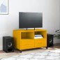 vidaXL TV-Schrank Senfgelb 68x39x43,5 cm Kaltgewalzter Stahl vidaXL TV-Schrank Senfgelb 68x39x43,5 cm Kaltgewalzter Stahl