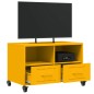 vidaXL TV-Schrank Senfgelb 68x39x43,5 cm Kaltgewalzter Stahl vidaXL TV-Schrank Senfgelb 68x39x43,5 cm Kaltgewalzter Stahl