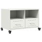 vidaXL TV-Schrank Weiß 68x39x43,5 cm Kaltgewalzter Stahl vidaXL TV-Schrank Weiß 68x39x43,5 cm Kaltgewalzter Stahl