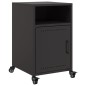 vidaXL Nachttische 2 Stk. Schwarz 36x39x59 cm Stahl vidaXL Nachttische 2 Stk. Schwarz 36x39x59 cm Stahl