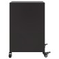 vidaXL Nachttische 2 Stk. Schwarz 36x39x59 cm Stahl vidaXL Nachttische 2 Stk. Schwarz 36x39x59 cm Stahl