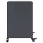 vidaXL Nachttisch Anthrazit 36x39x59 cm Stahl vidaXL Nachttisch Anthrazit 36x39x59 cm Stahl
