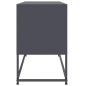 vidaXL TV-Schrank Anthrazit 100,5x39x60,5 cm Stahl vidaXL TV-Schrank Anthrazit 100,5x39x60,5 cm Stahl