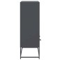 vidaXL Highboard Anthrazit 68x39x111,5 cm Stahl vidaXL Highboard Anthrazit 68x39x111,5 cm Stahl