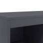vidaXL Highboard Anthrazit 68x39x111,5 cm Stahl vidaXL Highboard Anthrazit 68x39x111,5 cm Stahl
