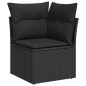 vidaXL 7-tlg. Garten-Sofagarnitur mit Kissen Schwarz Poly Rattan vidaXL 7-tlg. Garten-Sofagarnitur mit Kissen Schwarz Poly Rattan