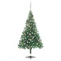 Künstlicher Weihnachtsbaum mit LEDs & Kugeln 180 cm 564 Zweige Künstlicher Weihnachtsbaum mit LEDs & Kugeln 180 cm 564 Zweige