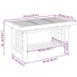 vidaXL Couchtisch 70x45x36 cm Bambus vidaXL Couchtisch 70x45x36 cm Bambus