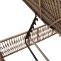 vidaXL Sonnenliegen 2 Stk. mit Tisch Beige Poly Rattan vidaXL Sonnenliegen 2 Stk. mit Tisch Beige Poly Rattan