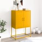 vidaXL Highboard Senfgelb 68,5x38,5x107 cm Stahl vidaXL Highboard Senfgelb 68,5x38,5x107 cm Stahl