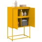 vidaXL Highboard Senfgelb 68,5x38,5x107 cm Stahl vidaXL Highboard Senfgelb 68,5x38,5x107 cm Stahl