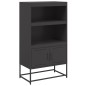 vidaXL Highboard Schwarz 68,5x38,5x123,5 cm Stahl vidaXL Highboard Schwarz 68,5x38,5x123,5 cm Stahl