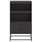 vidaXL Highboard Schwarz 68,5x38,5x123,5 cm Stahl vidaXL Highboard Schwarz 68,5x38,5x123,5 cm Stahl