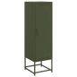 vidaXL Highboard Olivgrün 36x39x123 cm Stahl vidaXL Highboard Olivgrün 36x39x123 cm Stahl