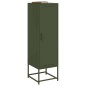vidaXL Highboard Olivgrün 36x39x123 cm Stahl vidaXL Highboard Olivgrün 36x39x123 cm Stahl