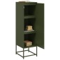 vidaXL Highboard Olivgrün 36x39x123 cm Stahl vidaXL Highboard Olivgrün 36x39x123 cm Stahl