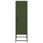 vidaXL Highboard Olivgrün 36x39x123 cm Stahl vidaXL Highboard Olivgrün 36x39x123 cm Stahl