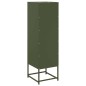 vidaXL Highboard Olivgrün 36x39x123 cm Stahl vidaXL Highboard Olivgrün 36x39x123 cm Stahl