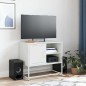 vidaXL TV-Schrank Weiß 68x39x60,5 cm Stahl vidaXL TV-Schrank Weiß 68x39x60,5 cm Stahl
