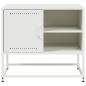 vidaXL TV-Schrank Weiß 68x39x60,5 cm Stahl vidaXL TV-Schrank Weiß 68x39x60,5 cm Stahl