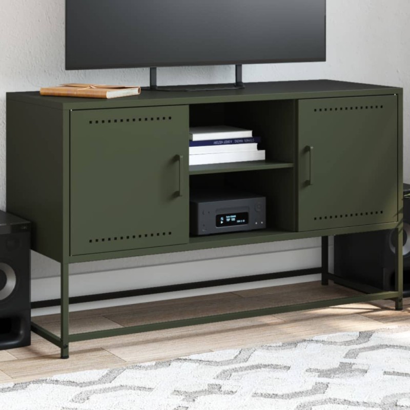 vidaXL Highboard Weiß 36x39x107 cm Stahl vidaXL Highboard Weiß 36x39x107 cm Stahl