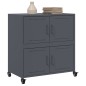 vidaXL Sideboard Anthrazit 68,5x39x72 cm Stahl vidaXL Sideboard Anthrazit 68,5x39x72 cm Stahl
