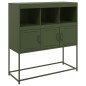 vidaXL Sideboard Olivgrün 100,5x39x107 cm Stahl vidaXL Sideboard Olivgrün 100,5x39x107 cm Stahl