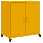 vidaXL Sideboard Senfgelb 68,5x39x72 cm Stahl vidaXL Sideboard Senfgelb 68,5x39x72 cm Stahl