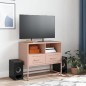 vidaXL TV-Schrank Rosa 68x39x60,5 cm Stahl vidaXL TV-Schrank Rosa 68x39x60,5 cm Stahl