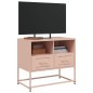 vidaXL TV-Schrank Rosa 68x39x60,5 cm Stahl vidaXL TV-Schrank Rosa 68x39x60,5 cm Stahl