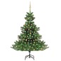 Künstlicher Weihnachtsbaum Nordmann LED & Kugeln Grün 180 cm Künstlicher Weihnachtsbaum Nordmann LED & Kugeln Grün 180 cm