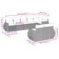 vidaXL 8-tlg. Garten-Sofagarnitur mit Kissen Braun Poly Rattan vidaXL 8-tlg. Garten-Sofagarnitur mit Kissen Braun Poly Rattan
