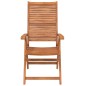 vidaXL Gartenstühle 4 Stk. Verstellbar 56x72x107 cm Massivholz Akazie vidaXL Gartenstühle 4 Stk. Verstellbar 56x72x107 cm Massivholz Akazie