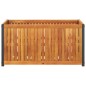 vidaXL Pflanzkübel 85x45x44 cm Massivholz Akazie und Stahl vidaXL Pflanzkübel 85x45x44 cm Massivholz Akazie und Stahl