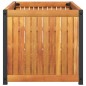 vidaXL Pflanzkübel 85x45x44 cm Massivholz Akazie und Stahl vidaXL Pflanzkübel 85x45x44 cm Massivholz Akazie und Stahl