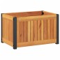 vidaXL Pflanzkübel 45x30x27,5 cm Massivholz Akazie und Stahl vidaXL Pflanzkübel 45x30x27,5 cm Massivholz Akazie und Stahl